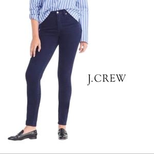 NEW J Crew Toothpick Corduroy Pants in Navy
